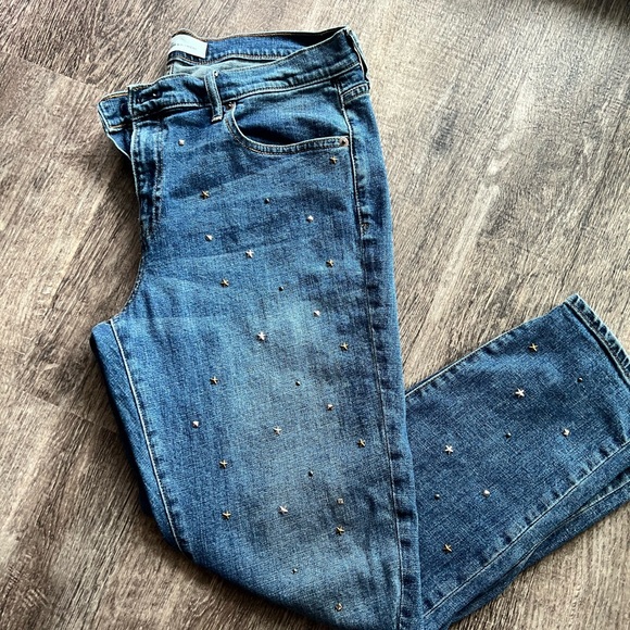 Gap 1969 Best Girlfriend Star Studded Jeans (11) - Picture 2 of 5